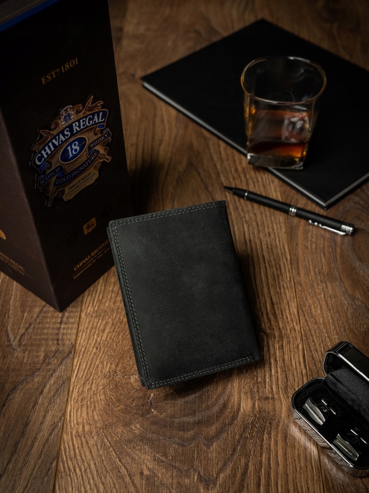 Гаманець чоловічий Buffalo Wild N4-B-MHU BLACK Гаманець чоловічий Buffalo Wild N4-B-MHU BLACK